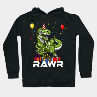 T-Rex Dinosaur Birthday Party Hoodie